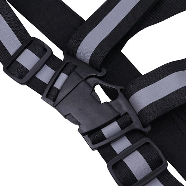4-pakning - Reflekssele for voksne og barn / Refleksvest 4-Pack Svart