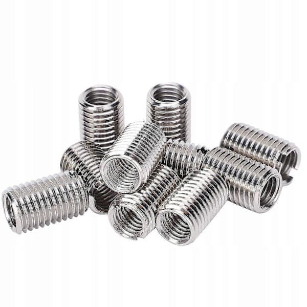 10x M8 til M6 Gevindreparationsbøsninger 20mm Rustfrit Stål Reducerende Indsatser