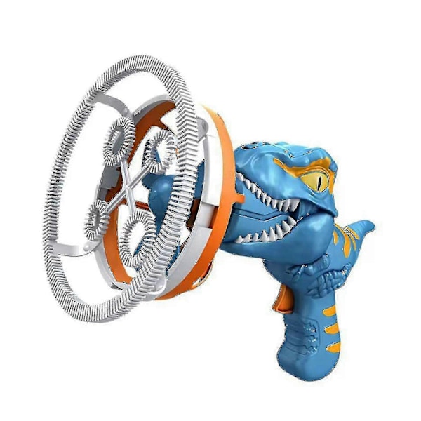 Sæbeboblemaskine, Sæbeboblemaskiner til børn, Dinosaurlegetøj - Snngv Blue