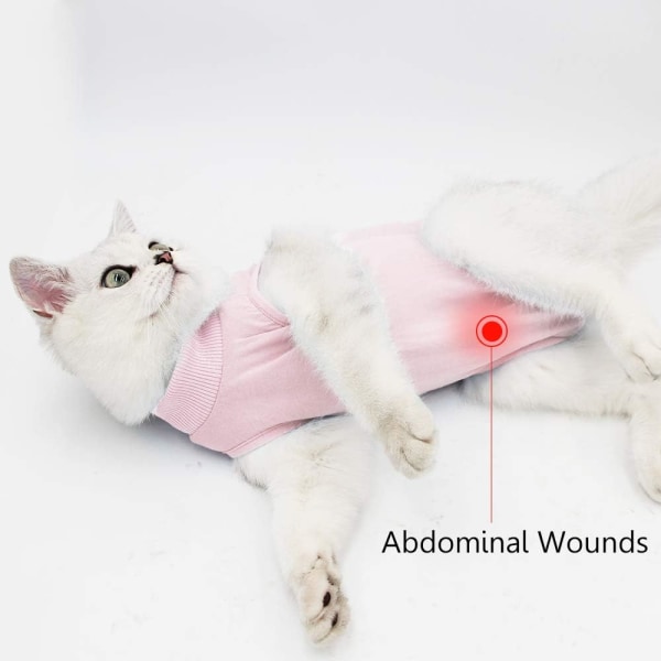 Kissan haavaleikkauspuku vatsahaavoille tai ihosairauksille, leikkauksen  jälkeinen puku, pyjamapuku, e-panta vaihtoehto kissoille ja koirille 5737 |  Fyndiq