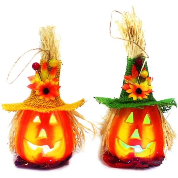 Halloween Pumpkin Lantern vilkkuva valo Koristeellinen kurpitsavaahto Halloween-rekvisiitta, Halloween-koristeet, Halloween-koristeet