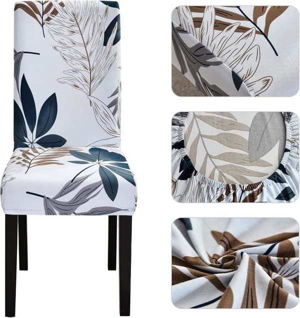 Tuolinpäällinen - Universaali - 4 kpl setti - Joustava - Polyesteri - Moderni