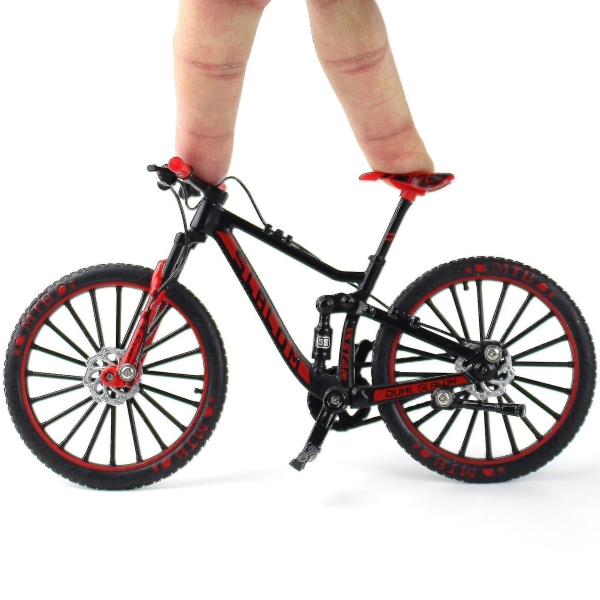 Mini 1:10 legeret cykel Skalamodel Dasktop Simulering Ornament Finger Mountain Bikes Legetøj