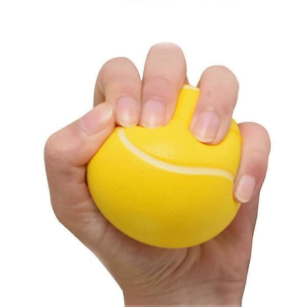 2 st runda handgreppsförstärkare dekompressionsbollar fingergreppsbollsterapi träningsutrustning