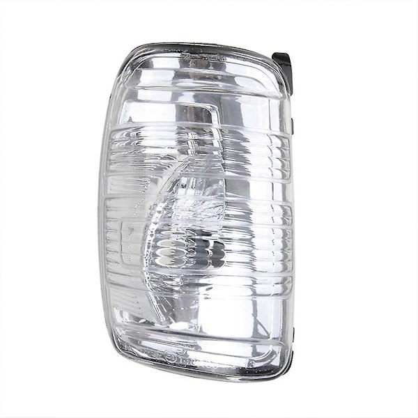 Vit blinkerskydd backspegel ljusindikatorlins utan glödlampor passar för Ford Transit Mk8 2014 2019 biltillbehör Signal Light Right