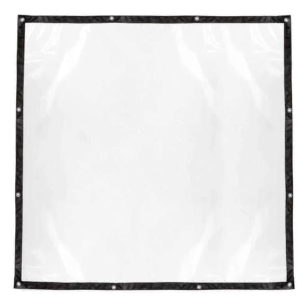 Vedenpitävä kirkas PVC-pressu, raskas läpinäkyvä pressu, terassin maasuoja 150*150cm