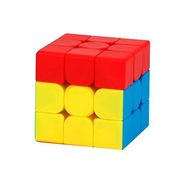 2 st tredje ordningens enfärgade pussel tidig utbildning Magic Cube Toy, Stil: Rödluvan