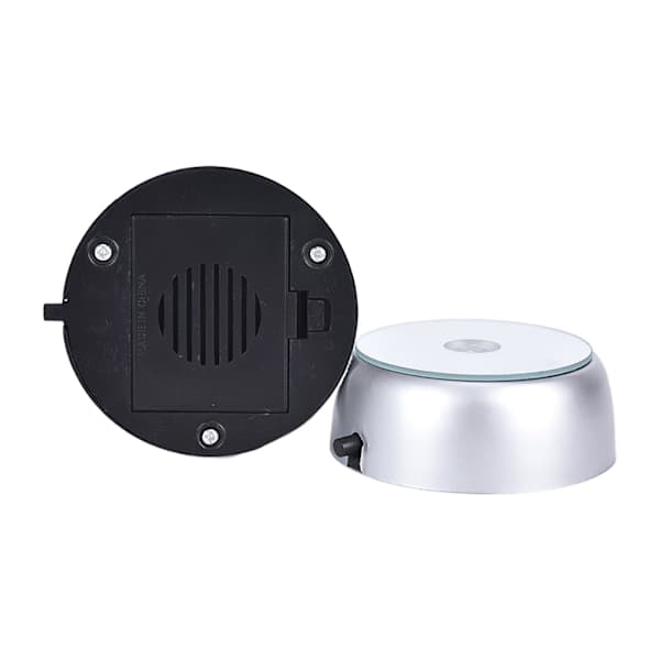 Sett med 4 LED runde lysbaser Multicolor