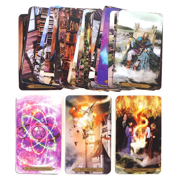 Barbara Moore Wizards Tarot -lautapeli, ennustus, monivärinen, onesize