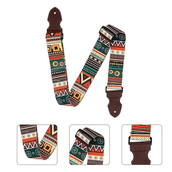 Mode Gitarrrem Gitarrtillbehör Gitarrrem Dekorativ Gitarrbytesrem