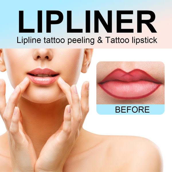 3 stk Lip Liner Peel Off Lip Tattoo Lip Stain Langvarig Ophold i Makeup Nærende
