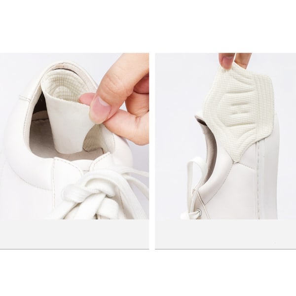 Kantapään suojat / kenkäpehmusteet 1 pari Valkoinen White