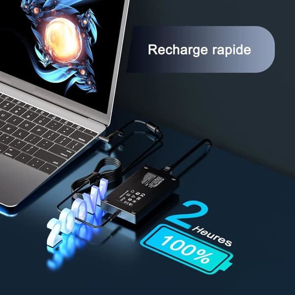 200W oplader - HP Omen, Pavilion Gaming, ZBook - 19,5V - 10,3A - 4,5 mm x 3,0 mm stik