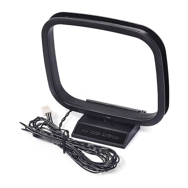 AM/FM Loop Antenne 3-Pin Stik til HIFI Receiver Lydsystem Som vist