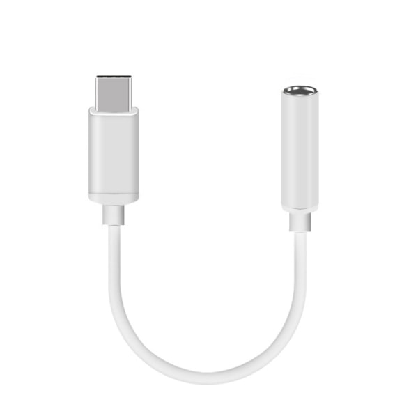 Høj kvalitet - Digital USB-C 3,5 mm - AUX til alle nye telefoner 1 pakke 1-Pack