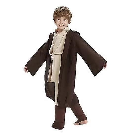 Jedi Knight-dräkt för barn, Rollspelsset Obi-Wan Kenobi-uniform - Perfet M_tfrf M M