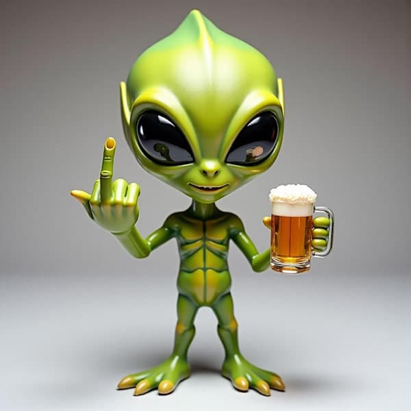 Alien Harts Staty Ornament Alien Trädgårdsskulpturer & Statyer Y A2 A2