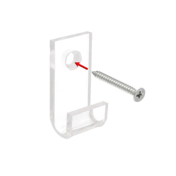 Vinylplade Display Hylde Vægmontering, 30stk Minimalistisk Akryl Vinyl Holder Vægplade Vægdisplay
