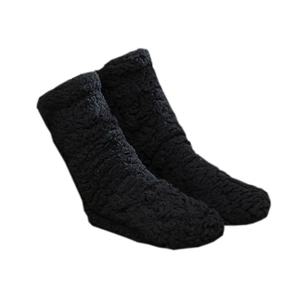 Pelsede benvarmere over knæhøje fuzzy sokker Plys tøflerstrømper høje lange lodne ben Vinter hjemmesovesokker til kvinder Mænd Style 1