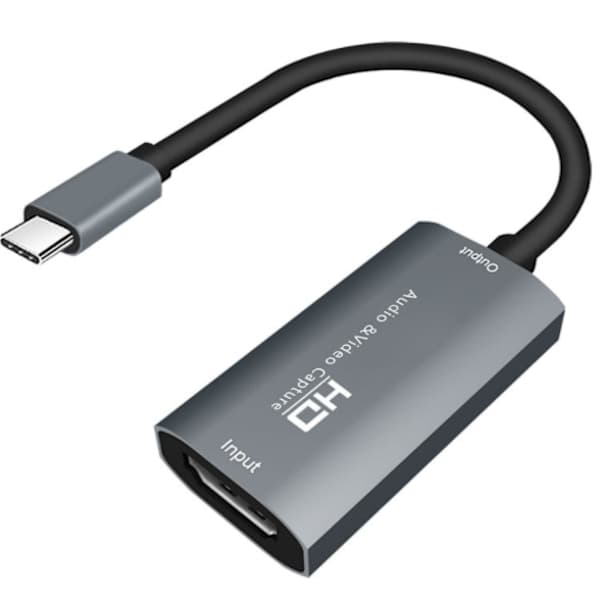 INF Video Capture Card / USB-C til HDMI-kompatibel adapter