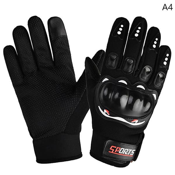 Andningsbara Anti-Slip Handskar Touch Skyddande Cykling Motorcykel A5 A5