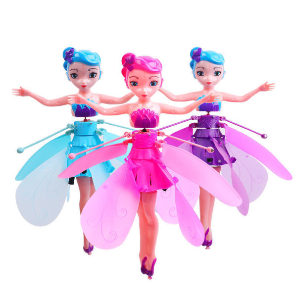 Flying Fairy Princess Dolls Magic Infrared Induction Control Girl Toy Julegave
