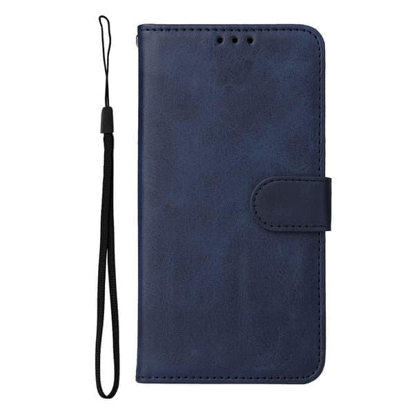 Kompatibel med iPhone 17 Pro Max PU læderpung etui - Flere farver tilgængelige Blå blå Blå blue