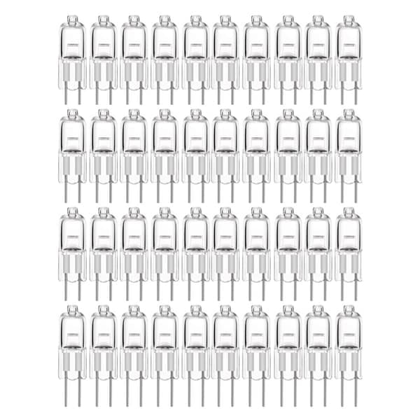 20-pakning G4 halogenpærer 10W 12V - Varmhvit
