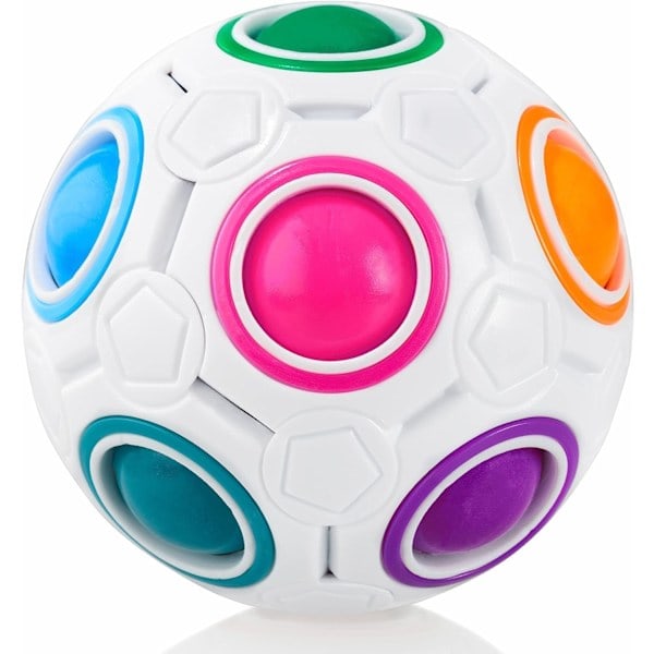 Magic Rainbow Ball I 3D-pussel för barn I Rainbow Ball-pussel I Hjärngympa för pojkar 6-10 år | Leksaker för pojkar I Tonårsgåvor för pojkar | Resa