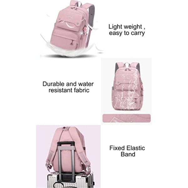 Afslappet rygsæk til teenagepiger High Middle School Daypack (blå)