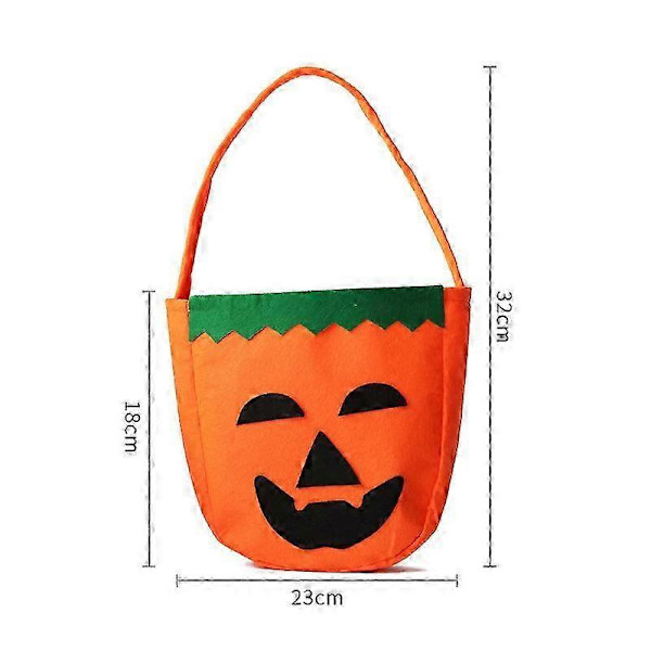 2 kpl Halloween Kurpitsa Kassi (Oranssi)