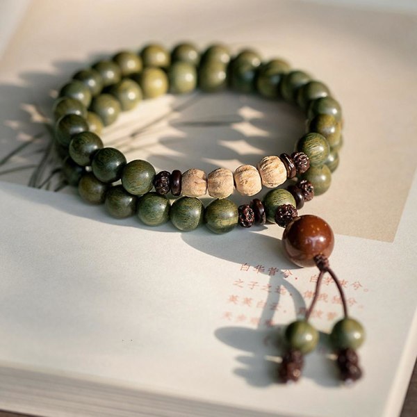Find sindsro med Yoga Meditation Bøn Buddha Beads Wrap Armbånd - Ideel til mænd og kvinder Style 2 8mm