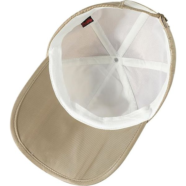 Herre Udendørs Solbeskyttelse Vandtæt Hurtigtørrende Sammenfoldelig Herre Baseball Caps Khaki
