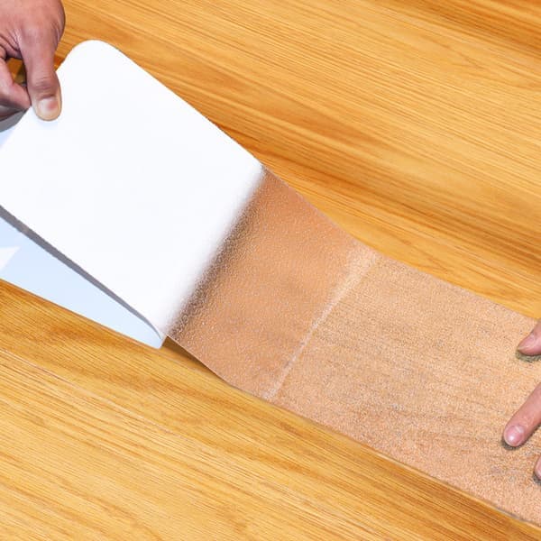 15-pack självhäftande halkskyddstejp för trappor 10 x 60 cm PEVA säkerhetstejp halkfria remsor för trappor