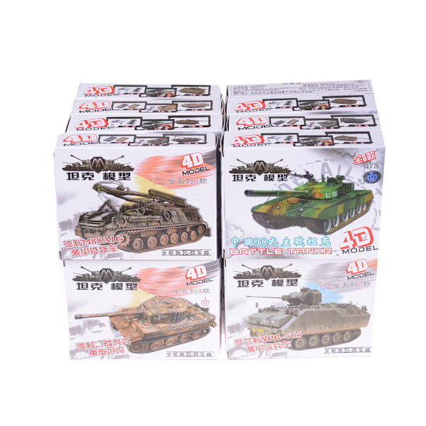 4D 1/72 tanks Plastik samlemodel Tanks legetøj 0 1
