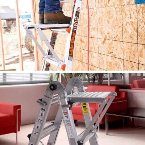Arbejdsplatform, arbejdsplatform til stige værktøj arbejdsbord til alle stiger holder 180 kg-DPZO.ca