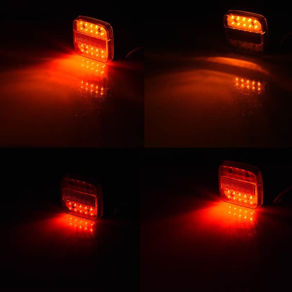 Tilhenger Lastebil 20LED Baklys Brems Stopp Blinklys Indikator One Size