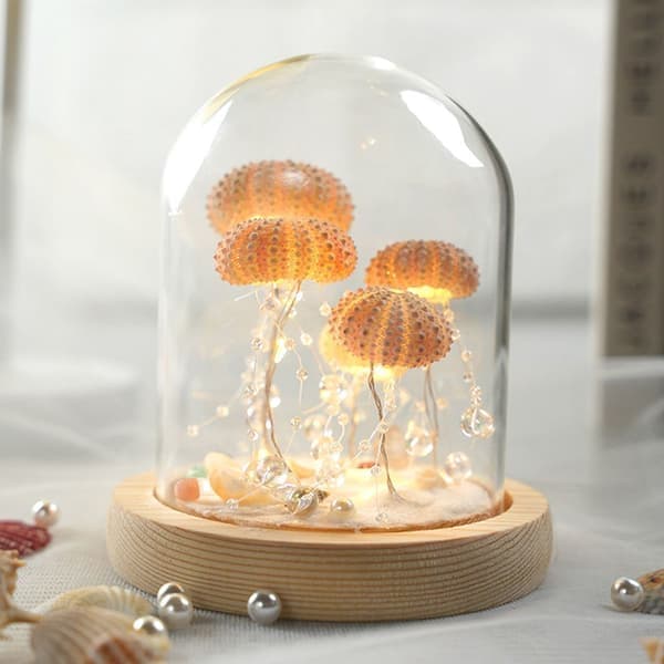 Glassmanetdekorasjon Manetlampe for kvinners bursdag KLB