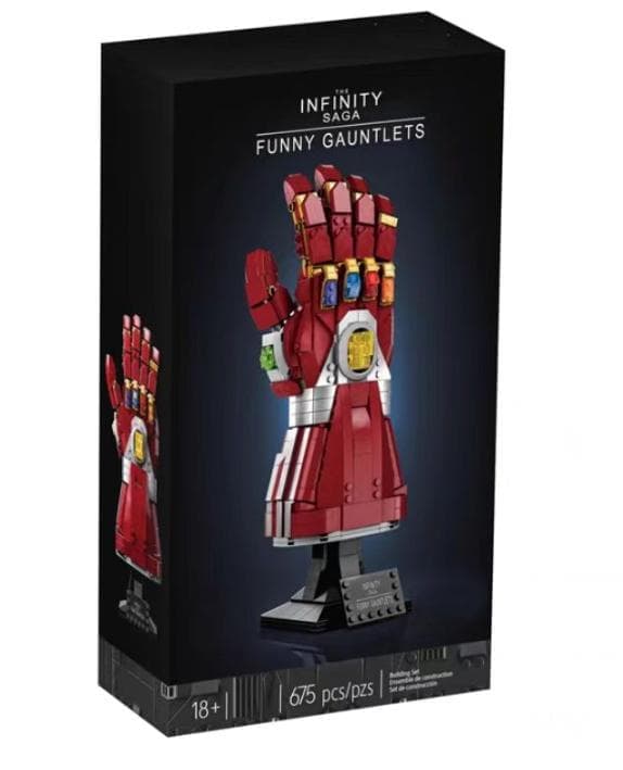 Marvel Infinity Gauntlet Set Samlarobjekt Nanometerhandske Med Infinity-stenar, Byggset, Avengers Presentidé För Vuxna Och Tonåringar Nanometerhandske Nanometer Glove