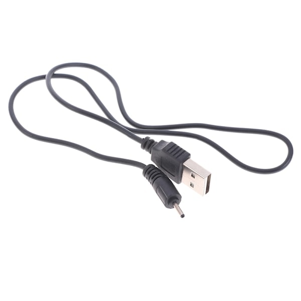 2,0 mm kontaktadapter USB-laderkabel for Nokia CA-100C Sma Black Onesize
