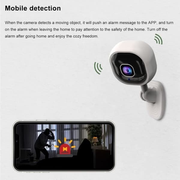 A3 Trådlös Övervakningskamera, 1080p HD WiFi-övervakningskamera för hemsäkerhet/hemsäkerhetskamera