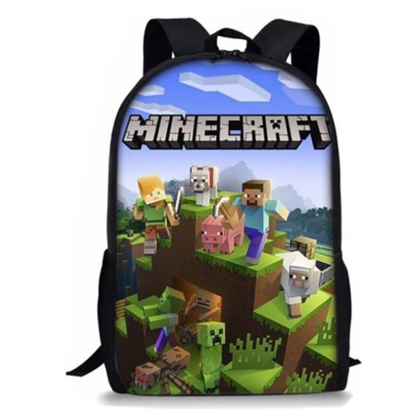 Minecraft reppu lapsille koululaukku järjestäjä D D
