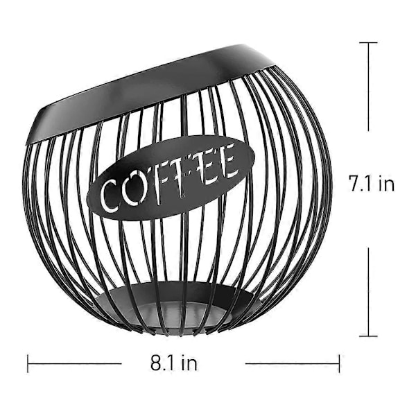 Kaffekapselhållare, Stor Kapacitet K-Cup och Espresso Kaffeorganisatör