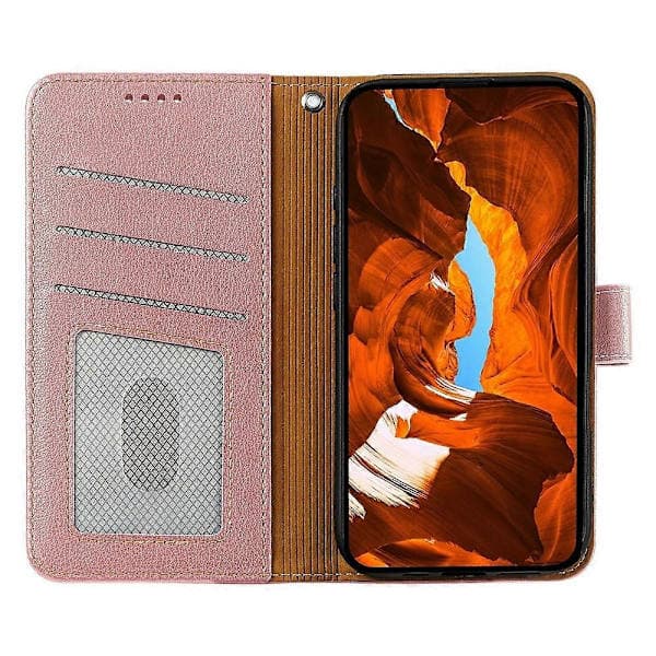 Xiaomi Redmi 15 5G Mobilskal med RFID-blockering & Magnetlås PinkGold