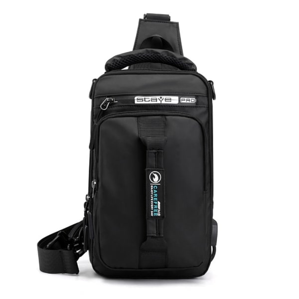 Sling Crossbody -laukku miehille, suuri reppu, Sling-laukku miehille, pieni Crossbody-laukku, ulkoiluun ja vapaa-aikaan