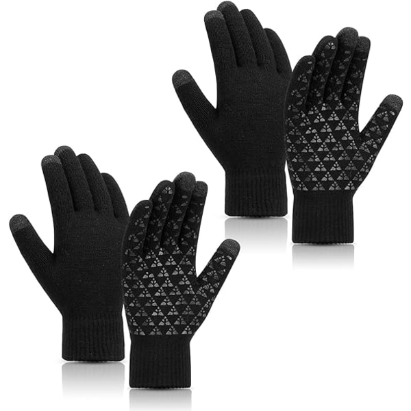 Vinter pekskärm Snow Flower Håll varma handskar