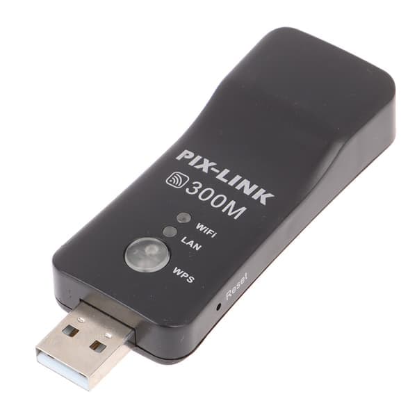 Trådløs LAN-adapter WiFi-dongle RJ-45 Ethernet-kabel