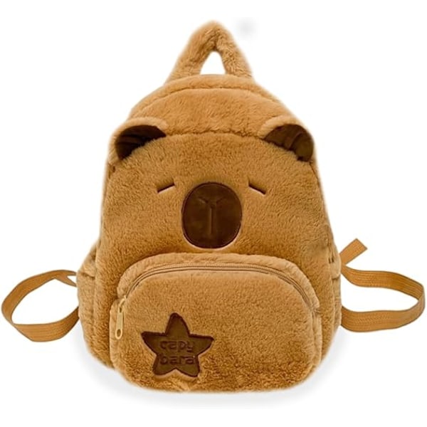 Söpö Capybara-pehmolelu-reppu, Capybara-pehmolelu-reppu, Capybara-nuorten opiskelijareppu, Lasten syntymäpäivälahja