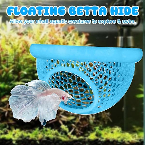 Kelluva Betta Piilopaikka & Katkarapuluola Sininen Blue