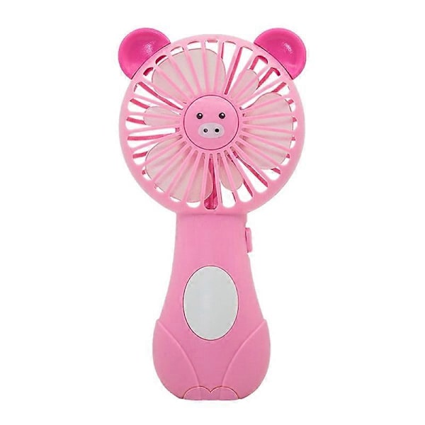 Söta tecknade djurfläktar med mjuka skumblad, batteridriven för studenter Panda Kattunge Mini Piggy